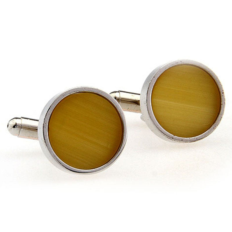 Cateye Glass Cufflinks