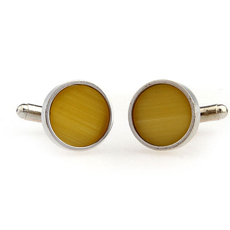 Cateye Glass Cufflinks