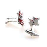 Festivals Wedding Reception Enamel Dropping Glue Cufflinks