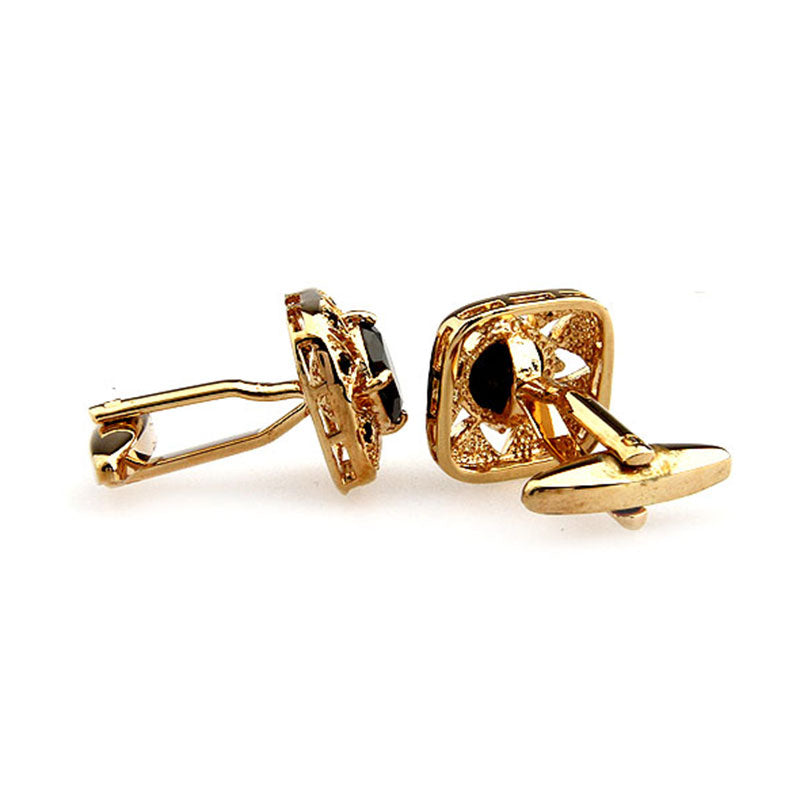 Crystal Zircon Cufflinks