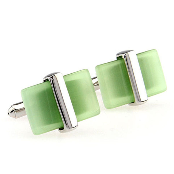 Cateye Glass Cufflinks