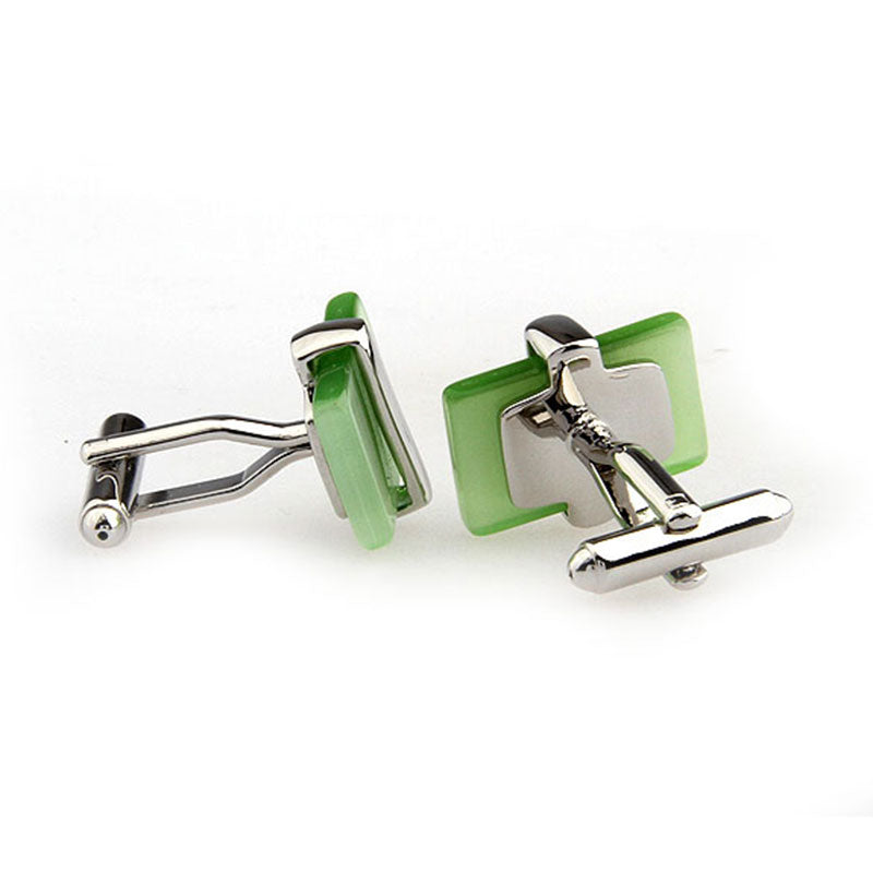 Cateye Glass Cufflinks