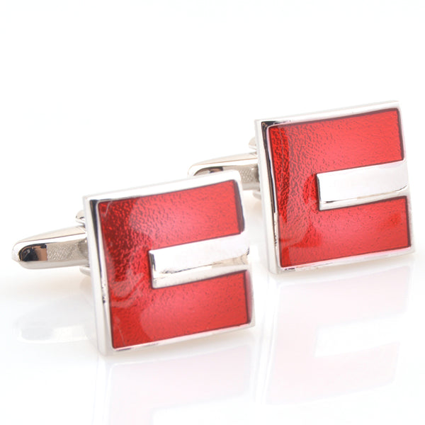 Enamel Dropping Glue Cufflinks