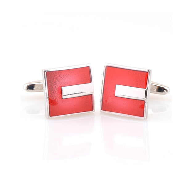 Enamel Dropping Glue Cufflinks