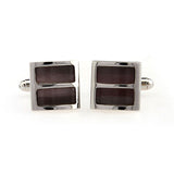 Cateye Glass Cufflinks