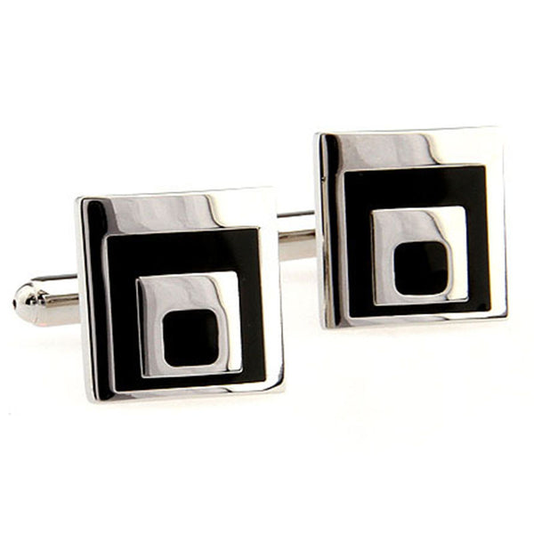 Enamel Dropping Glue Cufflinks