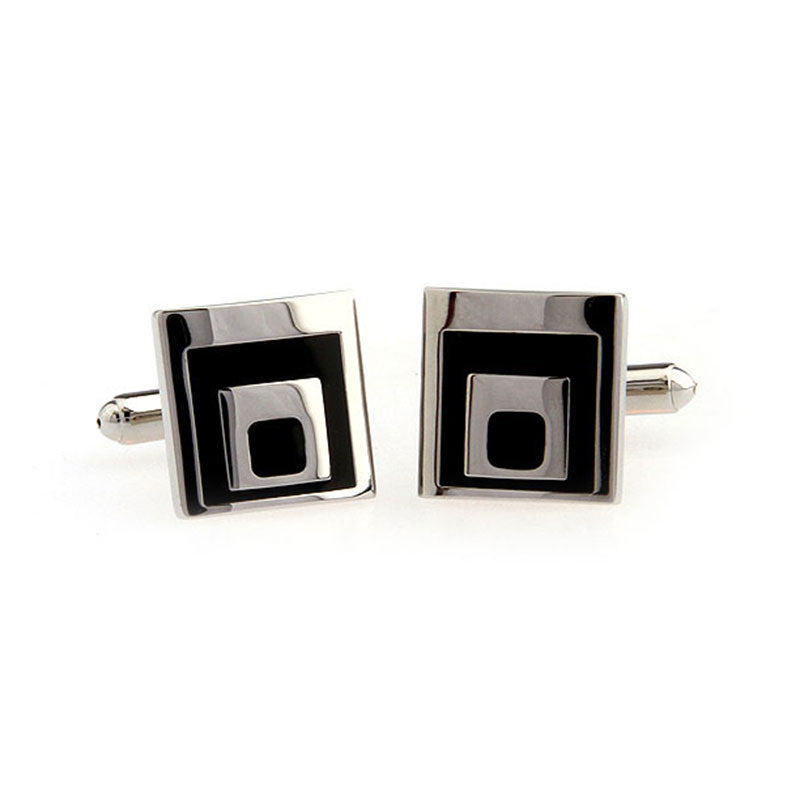 Enamel Dropping Glue Cufflinks