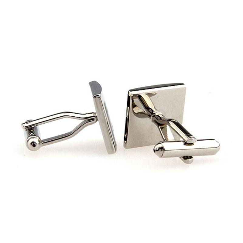 Enamel Dropping Glue Cufflinks