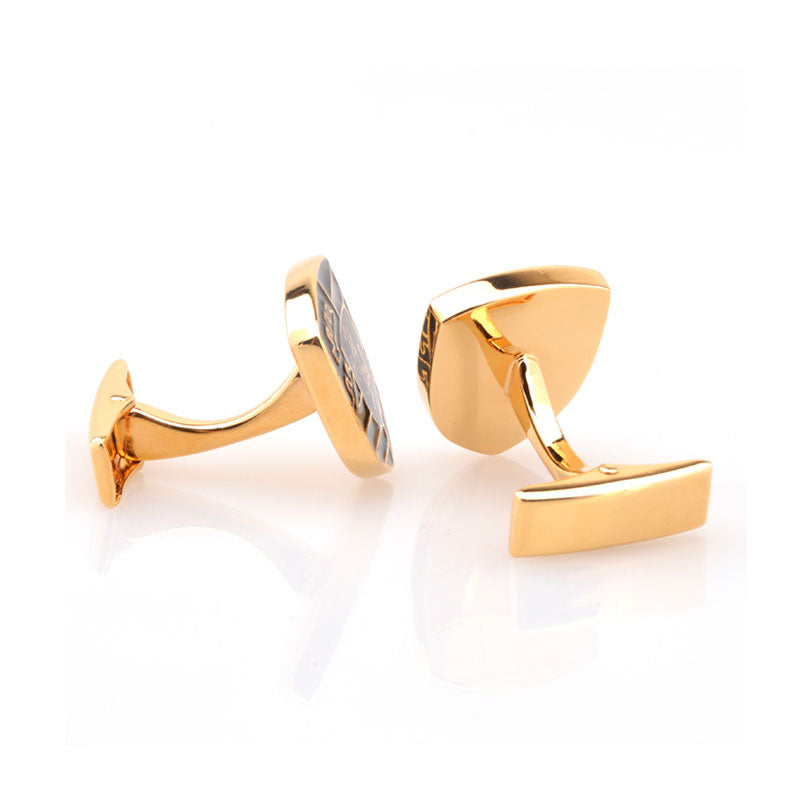 Enamel Dropping Glue Cufflinks