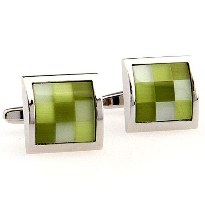 Cateye Glass Cufflinks