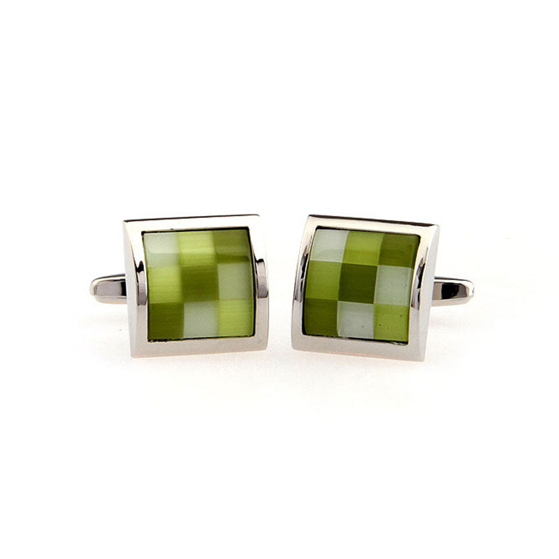 Cateye Glass Cufflinks