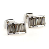 Crystal Zircon Cufflinks