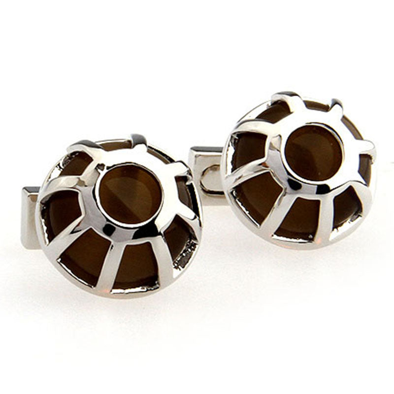 Cateye Glass Cufflinks