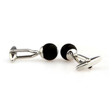 Interesting Skull Grease Baking Paint Cufflinks