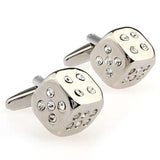 Crystal Zircon Cufflinks