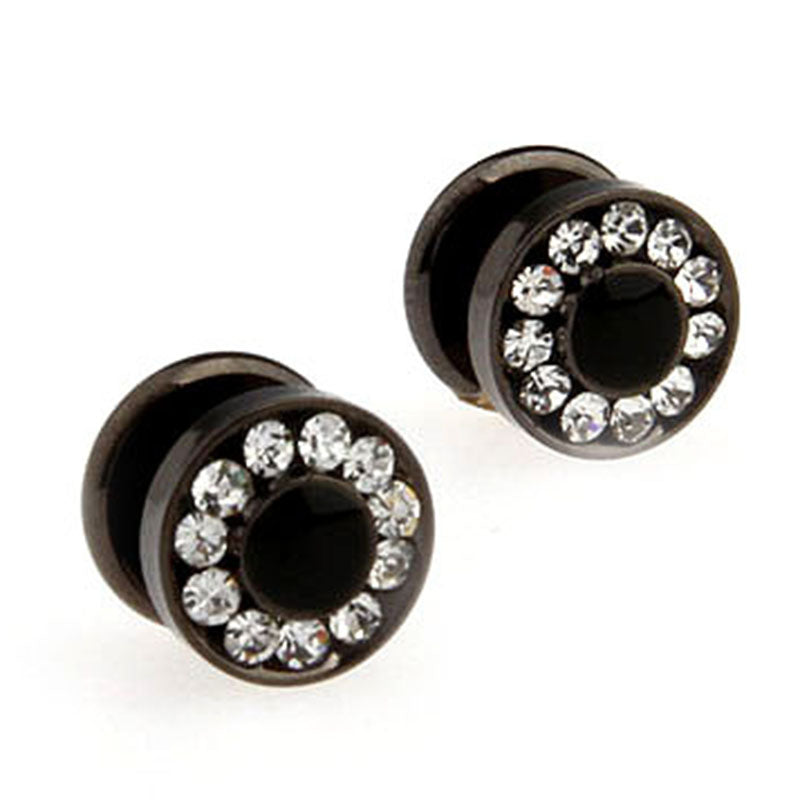 Crystal Zircon Collar Studs