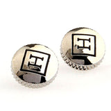 Enamel Dropping Glue Collar Studs