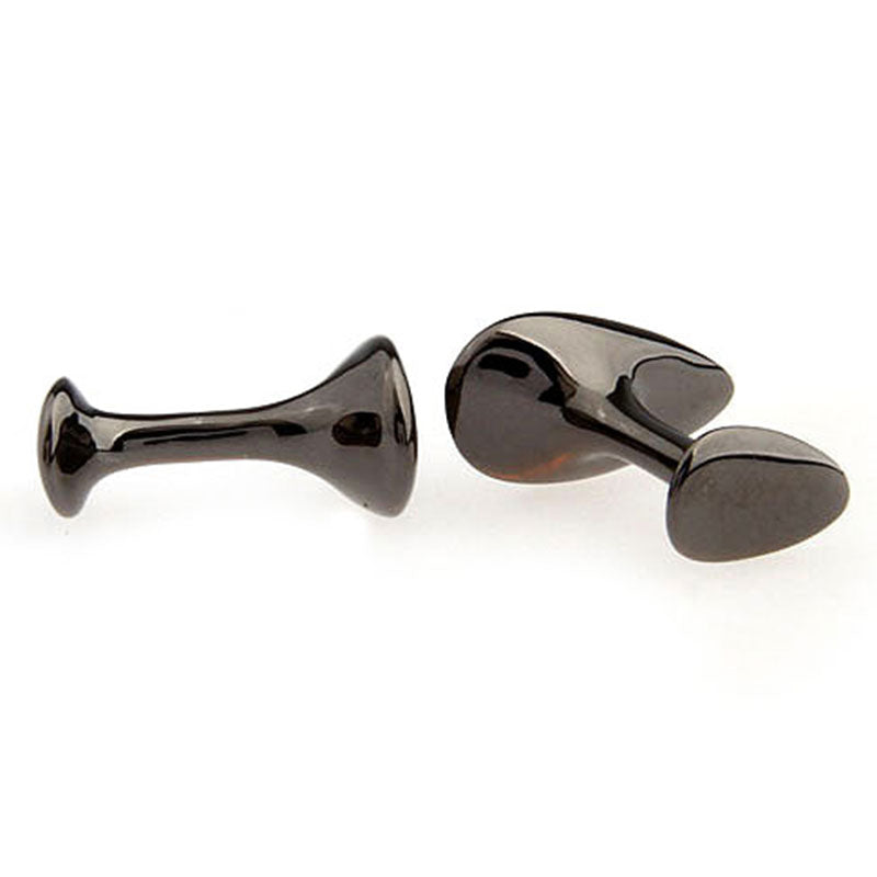 Plain Colour Metal Cufflinks