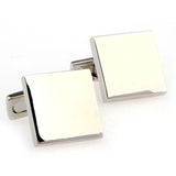 Plain Colour Metal Cufflinks