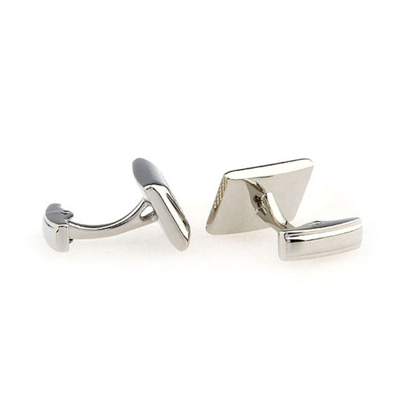 Plain Colour Metal Cufflinks