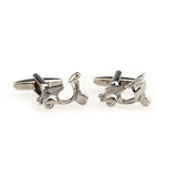 Car Logo Traffic Plain Colour Metal Cufflinks