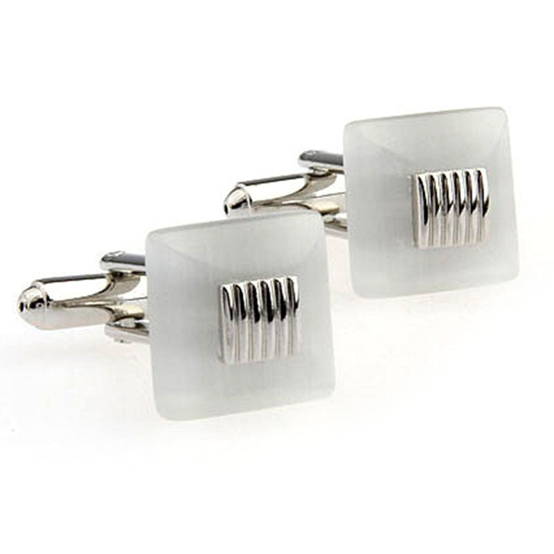 Cateye Glass Cufflinks