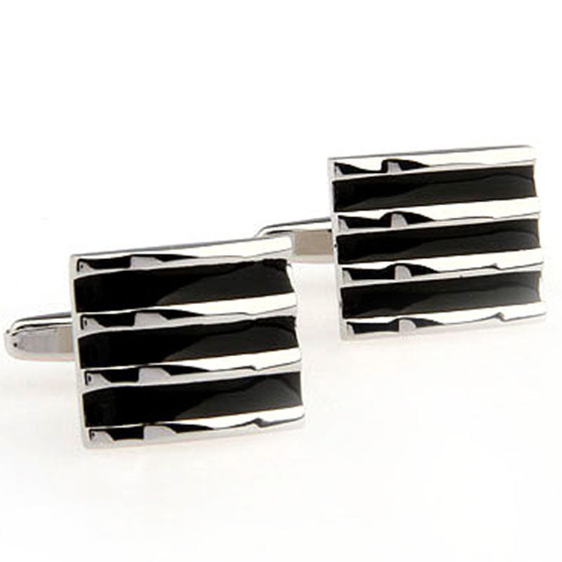 Enamel Dropping Glue Cufflinks