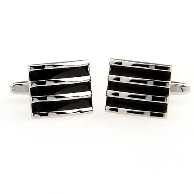 Enamel Dropping Glue Cufflinks