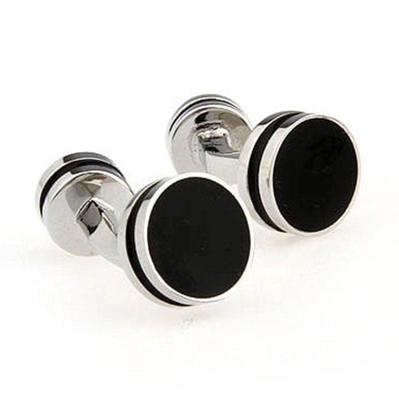 Enamel Dropping Glue Cufflinks