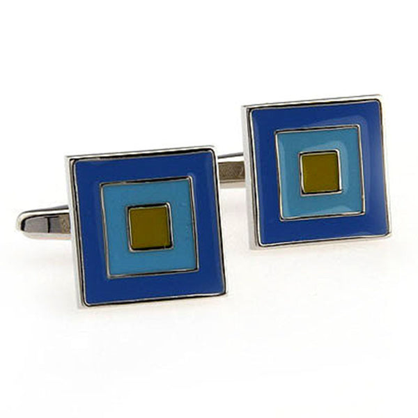 Enamel Dropping Glue Cufflinks