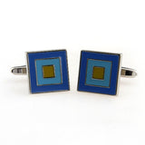 Enamel Dropping Glue Cufflinks