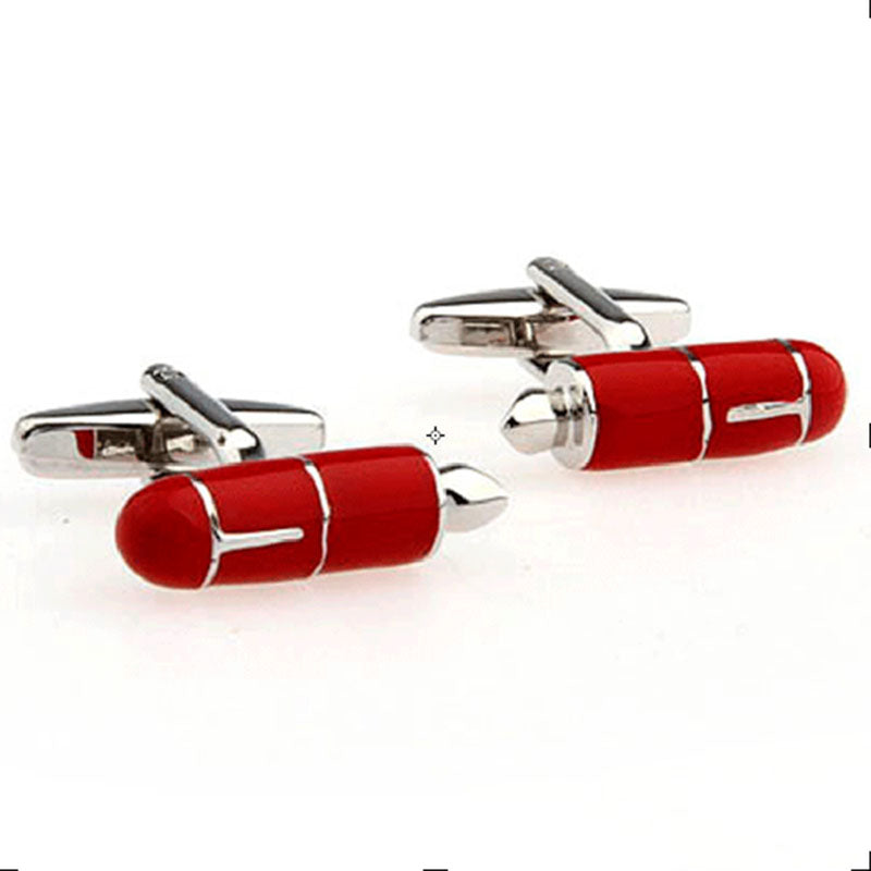 Military Tools Enamel Dropping Glue Cufflinks