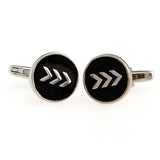 Enamel Dropping Glue Cufflinks