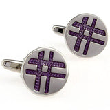 Enamel Dropping Glue Cufflinks