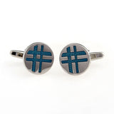 Enamel Dropping Glue Cufflinks