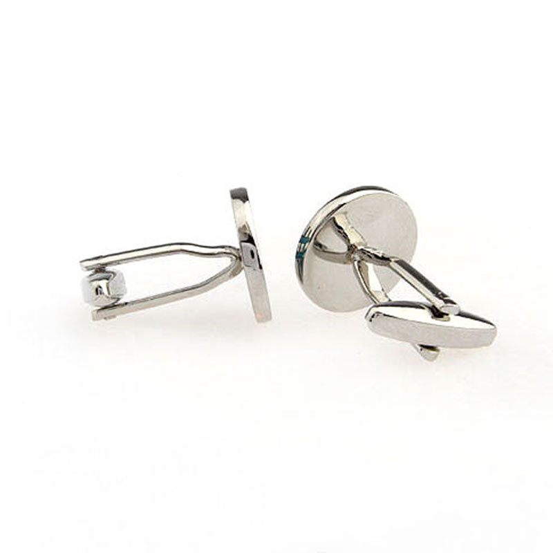 Enamel Dropping Glue Cufflinks