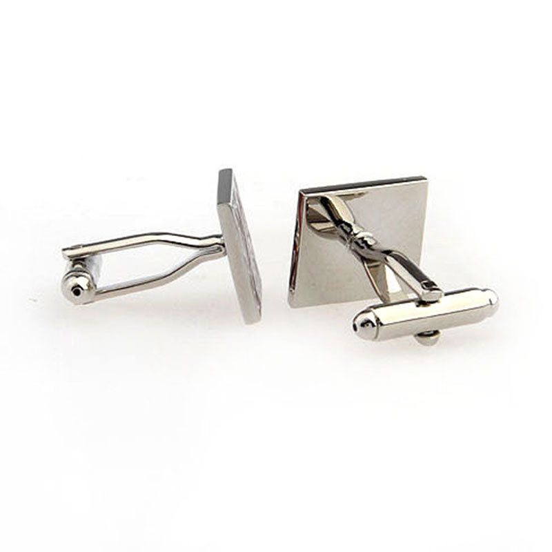 Enamel Dropping Glue Cufflinks