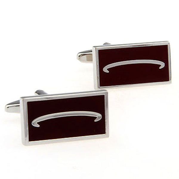 Enamel Dropping Glue Cufflinks