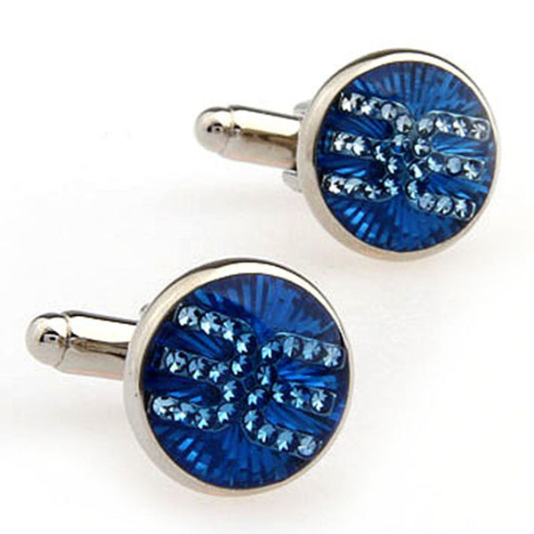 Enamel Dropping Glue Cufflinks