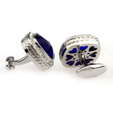 Crystal Zircon Cufflinks