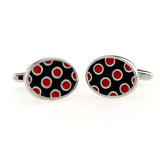 Enamel Dropping Glue Cufflinks