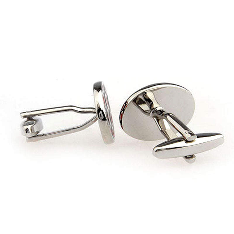 Enamel Dropping Glue Cufflinks