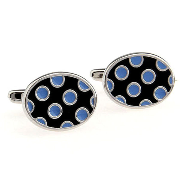 Enamel Dropping Glue Cufflinks