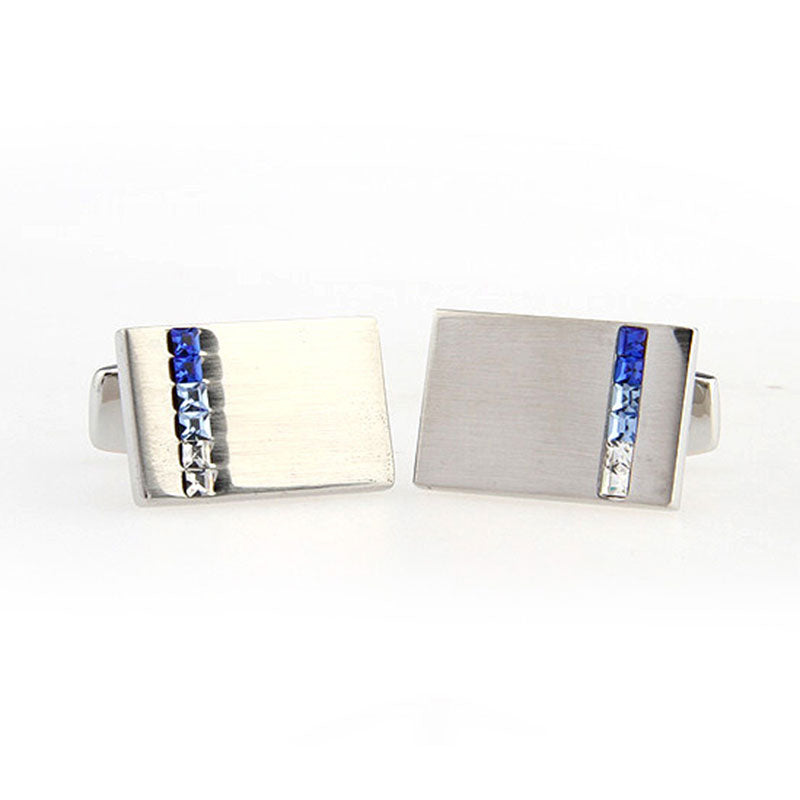 Crystal Zircon Cufflinks