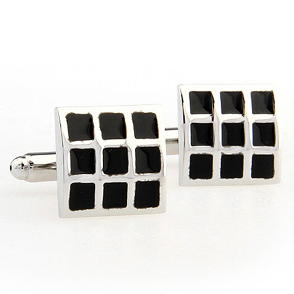 Enamel Dropping Glue Cufflinks