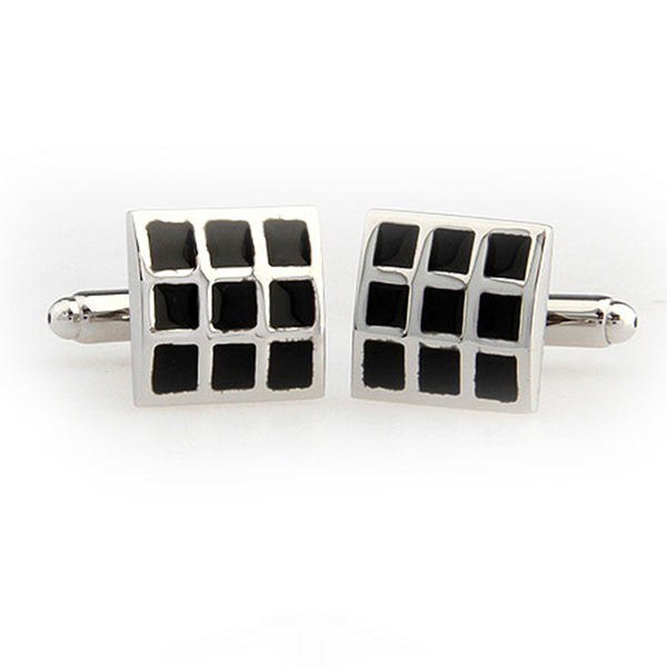 Enamel Dropping Glue Cufflinks