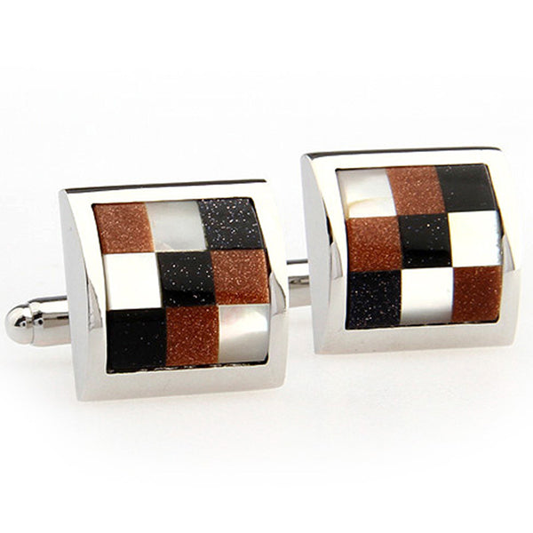 Shells Agate Cufflinks