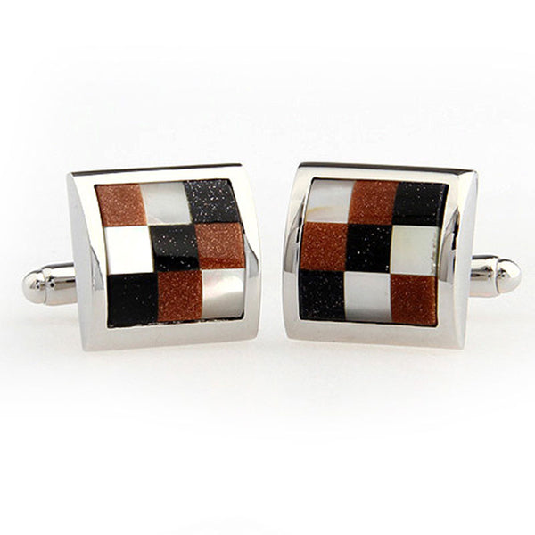 Shells Agate Cufflinks