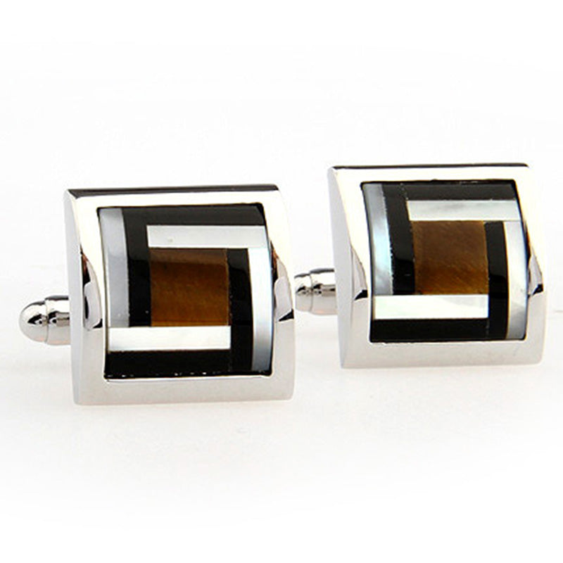 Shells Agate Cufflinks