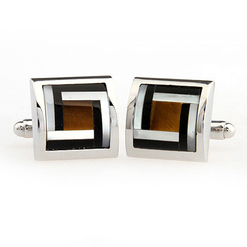 Shells Agate Cufflinks